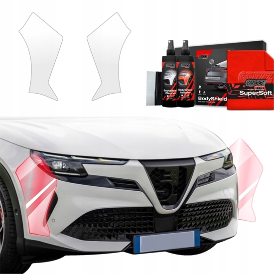 Picture of GrizzGlass Folia ochronna na zderzak GrizzGlass BodyShield do Alfa Romeo Junior (2024-2025) [2w1]