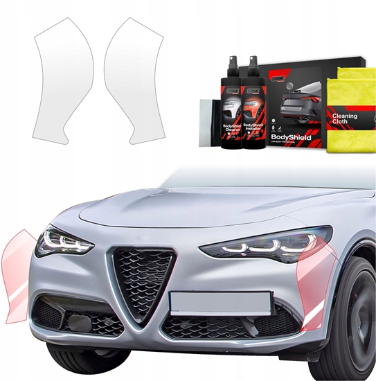 Picture of GrizzGlass Folia ochronna na zderzak GrizzGlass BodyShield do Alfa Romeo Stelvio (2023-2025) [2w1]