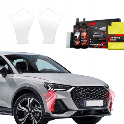 Picture of GrizzGlass Folia ochronna na zderzak GrizzGlass BodyShield do Audi Q3 Sportback (2018-2024) [2w1]