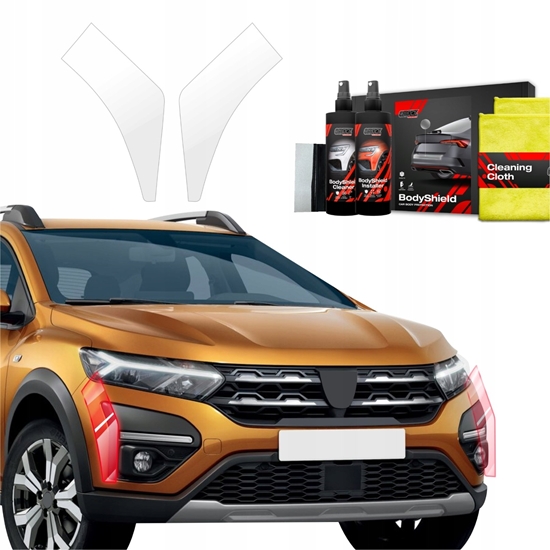 Picture of GrizzGlass Folia ochronna na zderzak GrizzGlass BodyShield do Dacia Sandero (2020-2025) [2w1]
