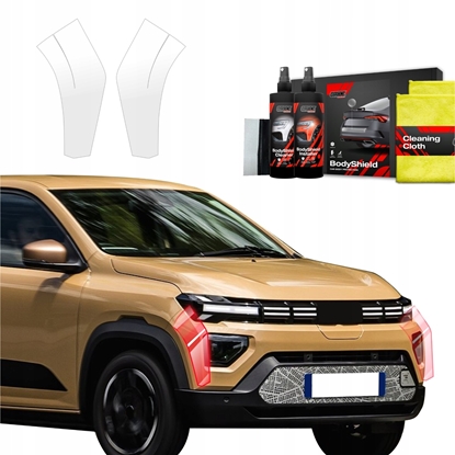 Picture of GrizzGlass Folia ochronna na zderzak GrizzGlass BodyShield do Dacia Spring (2024-2025) [2w1]