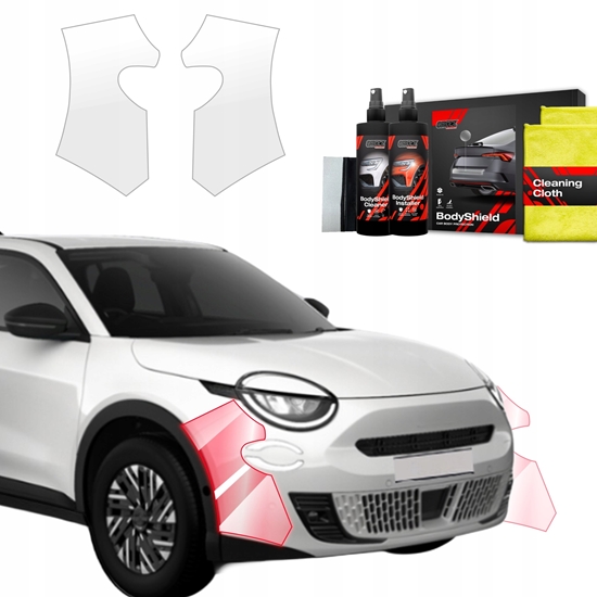 Picture of GrizzGlass Folia ochronna na zderzak GrizzGlass BodyShield do Fiat 600 (2023-2025) [2w1]