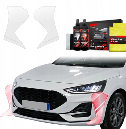 Picture of GrizzGlass Folia ochronna na zderzak GrizzGlass BodyShield do Ford Focus ST-Line X Hatchback Facelift (2021-2025) [2w1]