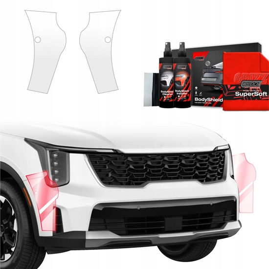 Picture of GrizzGlass Folia ochronna na zderzak GrizzGlass BodyShield do Kia Sorento (2023-2025) [2w1]