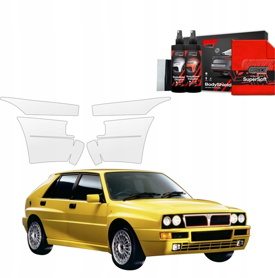 Picture of GrizzGlass Folia ochronna na zderzak GrizzGlass BodyShield do Lancia Delta Integrale (1992-1994) [4w1]