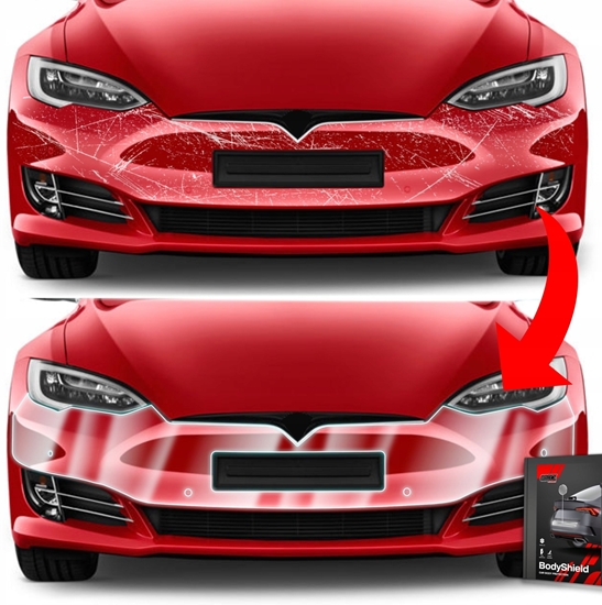 Picture of GrizzGlass Folia ochronna na zderzak GrizzGlass BodyShield do MG HS (2024-2025) [2w1]