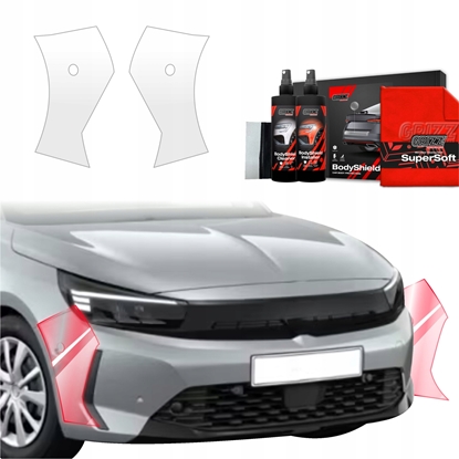 Picture of GrizzGlass Folia ochronna na zderzak GrizzGlass BodyShield do Opel Corsa (2023-2025) [2w1]