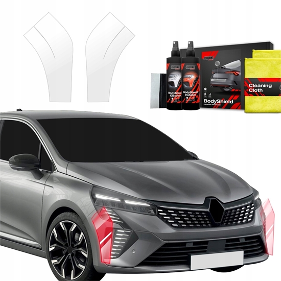 Picture of GrizzGlass Folia ochronna na zderzak GrizzGlass BodyShield do Renault Clio (2023-2024) [2w1]