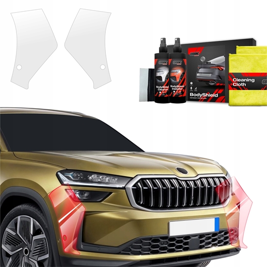 Picture of GrizzGlass Folia ochronna na zderzak GrizzGlass BodyShield do Skoda Kodiaq 2 (2024-2025) [2w1]