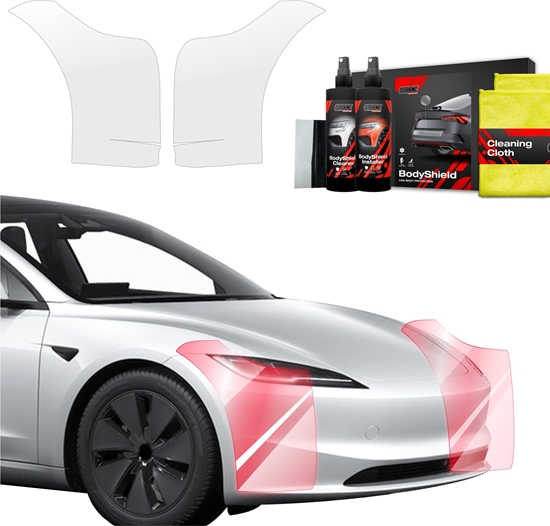 Picture of GrizzGlass Folia ochronna na zderzak GrizzGlass BodyShield do Tesla Model 3 (2021-2025) [2w1]