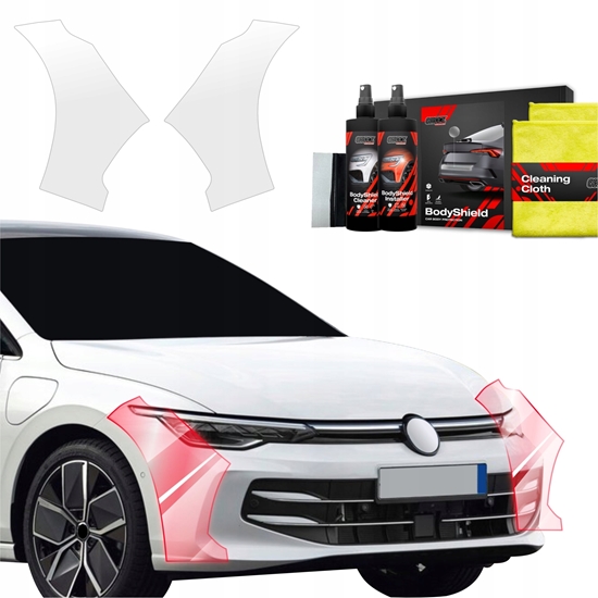 Picture of GrizzGlass Folia ochronna na zderzak GrizzGlass BodyShield do Volkswagen VW Golf 8 Hatchback (2024-2025) [2w1]