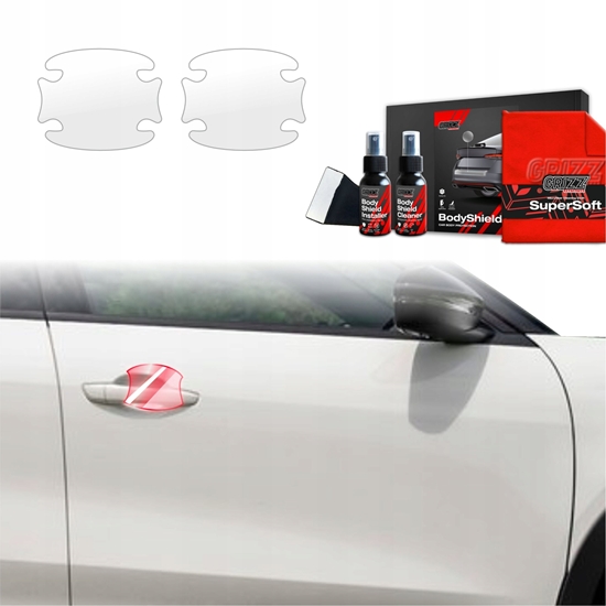 Изображение GrizzGlass Folia ochronna pod klamki GrizzGlass BodyShield do Alfa Romeo Junior (2024-2025) [2w1]