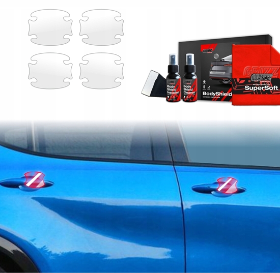 Изображение GrizzGlass Folia ochronna pod klamki GrizzGlass BodyShield do Alfa Romeo Tonale (2022-2025) [4w1]