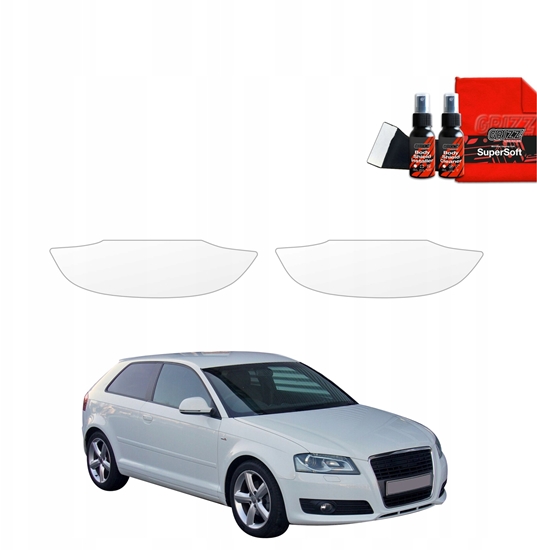 Изображение GrizzGlass Folia ochronna pod klamki GrizzGlass BodyShield do Audi A3 8P Hatchback 3D (2003-2008) [2w1]