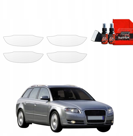 Picture of GrizzGlass Folia ochronna pod klamki GrizzGlass BodyShield do Audi A4 B7 Avant (2004-2008) [4w1]