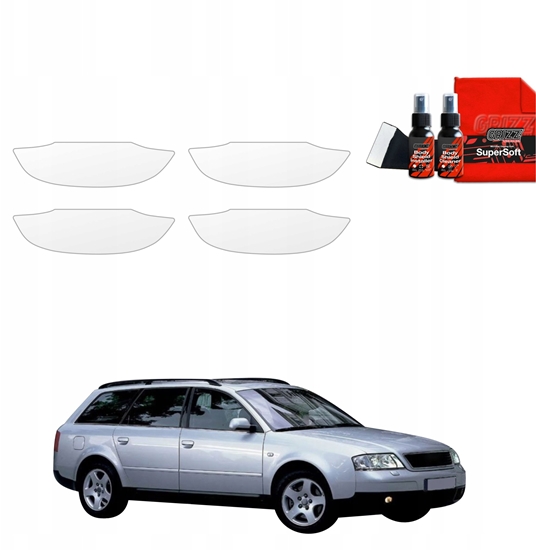 Изображение GrizzGlass Folia ochronna pod klamki GrizzGlass BodyShield do Audi A6 C5 Avant (1998-2004) [4w1]