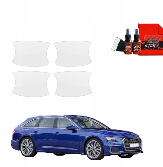 Изображение GrizzGlass Folia ochronna pod klamki GrizzGlass BodyShield do Audi A6 C8 Kombi (2018-2023) [4w1]