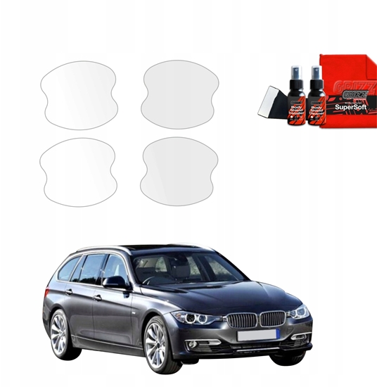 Изображение GrizzGlass Folia ochronna pod klamki GrizzGlass BodyShield do BMW 3 F31 Kombi Pre-LCI (2011-2015) [4w1]
