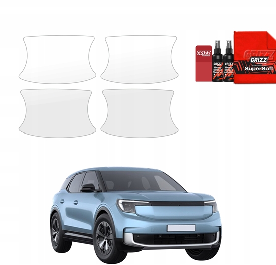 Изображение GrizzGlass Folia ochronna pod klamki GrizzGlass BodyShield do Ford Explorer EV (2024-2025) [4w1]