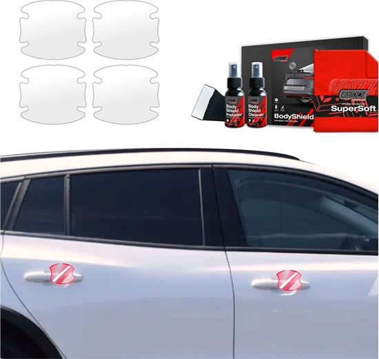 Изображение GrizzGlass Folia ochronna pod klamki GrizzGlass BodyShield do Ford Focus Active X Kombi Facelift (2021-2025) [4w1]