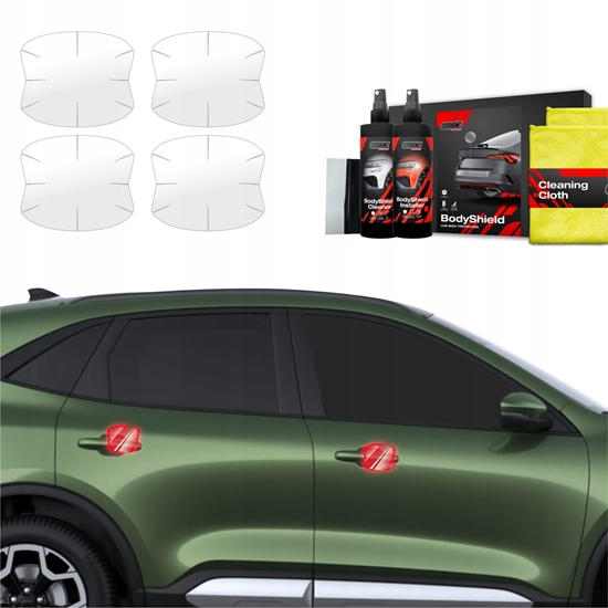 Изображение GrizzGlass Folia ochronna pod klamki GrizzGlass BodyShield do Ford Kuga Active Facelift (2024-2025) [4w1]