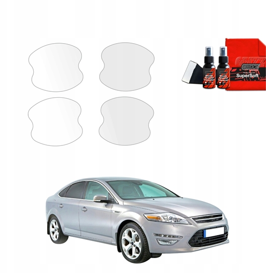 Изображение GrizzGlass Folia ochronna pod klamki GrizzGlass BodyShield do Ford Mondeo Mk4 Sedan (2007-2014) [4w1]