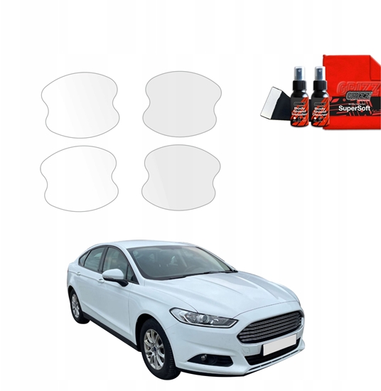 Изображение GrizzGlass Folia ochronna pod klamki GrizzGlass BodyShield do Ford Mondeo Mk5 Sedan (2014-2019) [4w1]