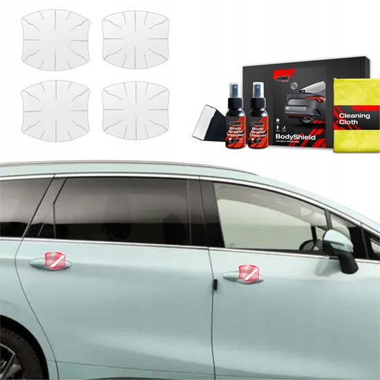 Изображение GrizzGlass Folia ochronna pod klamki GrizzGlass BodyShield do Forthing U-tour (2024-2025) [4w1]