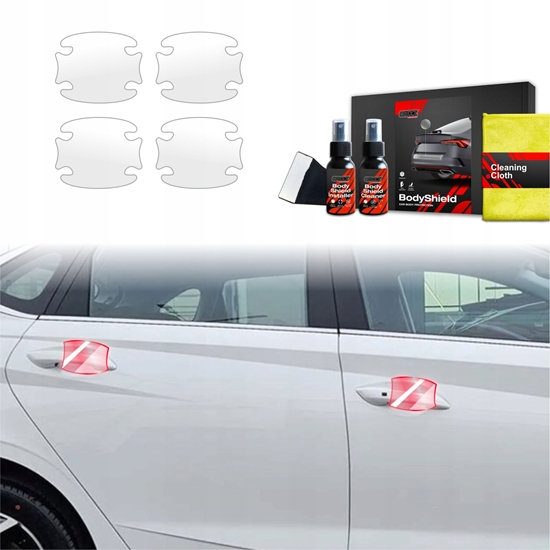 Изображение GrizzGlass Folia ochronna pod klamki GrizzGlass BodyShield do Hyundai i20 (2023-2025) [4w1]