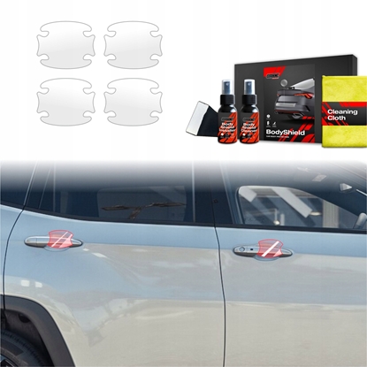Attēls no GrizzGlass Folia ochronna pod klamki GrizzGlass BodyShield do Jeep Compass (2020-2024) [4w1]
