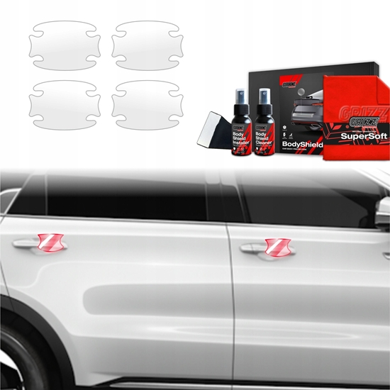 Изображение GrizzGlass Folia ochronna pod klamki GrizzGlass BodyShield do Kia Sorento (2023-2025) [4w1]