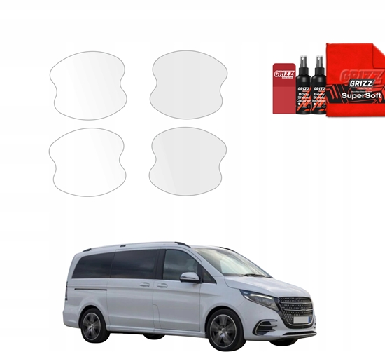 Picture of GrizzGlass Folia ochronna pod klamki GrizzGlass BodyShield do Mercedes V Klasa (2025-2026) [4w1]