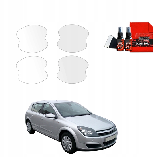 Picture of GrizzGlass Folia ochronna pod klamki GrizzGlass BodyShield do Opel Astra H Hatchback 5D (2004-2014) [4w1]