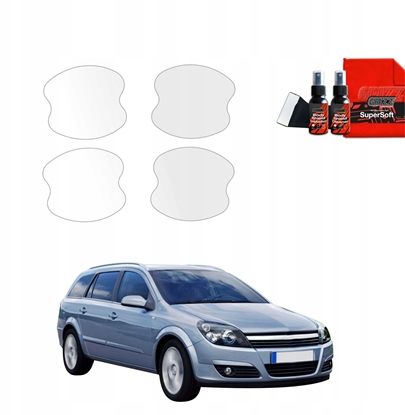 Attēls no GrizzGlass Folia ochronna pod klamki GrizzGlass BodyShield do Opel Astra H Kombi 5D (2004-2014) [4w1]