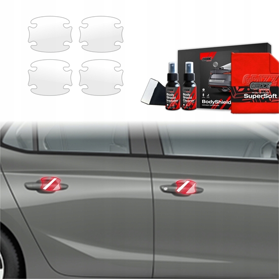 Picture of GrizzGlass Folia ochronna pod klamki GrizzGlass BodyShield do Opel Corsa (2023-2025) [4w1]