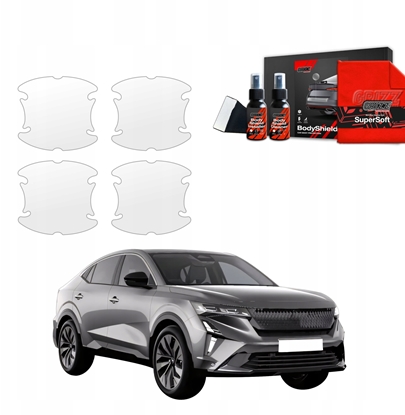 Attēls no GrizzGlass Folia ochronna pod klamki GrizzGlass BodyShield do Renault Rafale (2024-2025) [4w1]