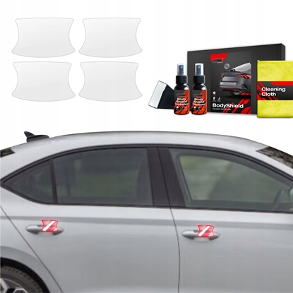 Attēls no GrizzGlass Folia ochronna pod klamki GrizzGlass BodyShield do Skoda Octavia 4 Hatchback Facelifting (2024-2025) [4w1]