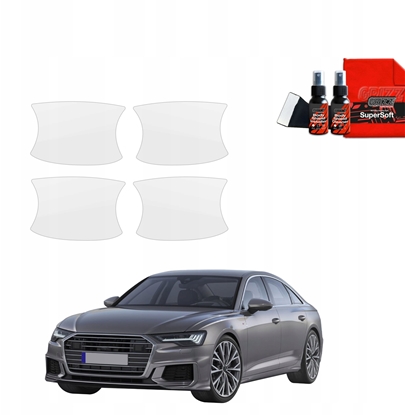 Attēls no GrizzGlass Folia ochronna pod klamki GrizzGlass BodyShield do Skoda Superb 2 Kombi Facelifting (2013-2015) [4w1]
