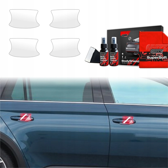 Picture of GrizzGlass Folia ochronna pod klamki GrizzGlass BodyShield do Skoda Superb 3 Combi (2015-2019) [4w1]