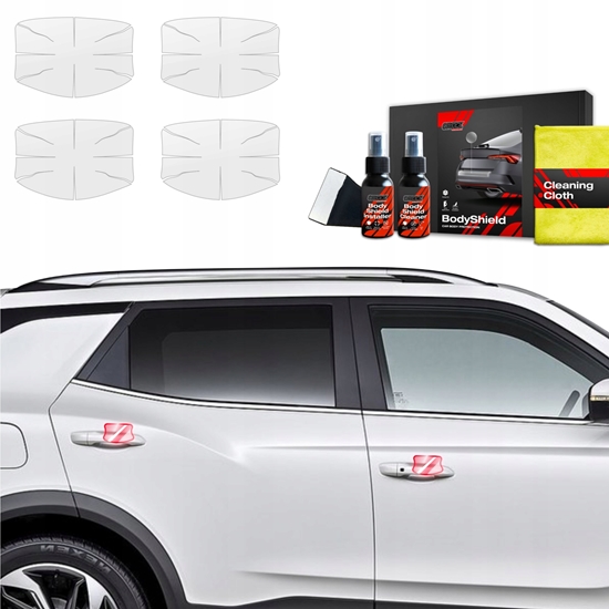 Picture of GrizzGlass Folia ochronna pod klamki GrizzGlass BodyShield do SsangYong Korando (2023-2025) [4w1]