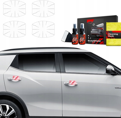 Attēls no GrizzGlass Folia ochronna pod klamki GrizzGlass BodyShield do SsangYong Tivoli (2023-2025) [4w1]