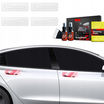 Attēls no GrizzGlass Folia ochronna pod klamki GrizzGlass BodyShield do Tesla Model 3 (2021-2025) [4w1]