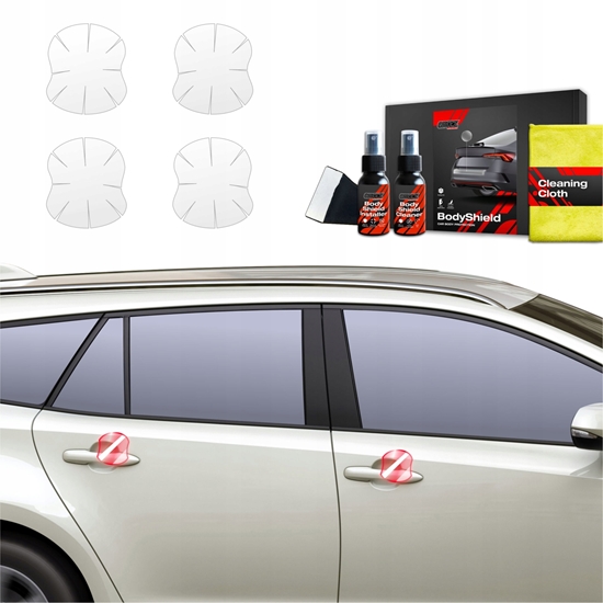 Изображение GrizzGlass Folia ochronna pod klamki GrizzGlass BodyShield do Toyota Corolla Kombi Facelift (2022-2025) [4w1]