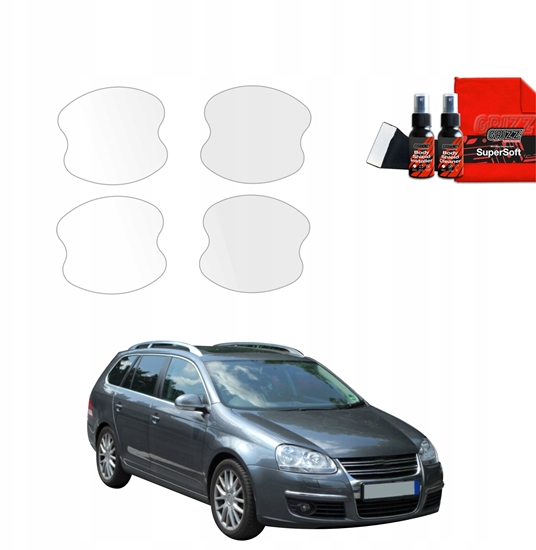Picture of GrizzGlass Folia ochronna pod klamki GrizzGlass BodyShield do Volkswagen Golf 5 Variant (2003-2009) [4w1]