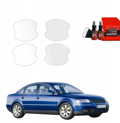 Attēls no GrizzGlass Folia ochronna pod klamki GrizzGlass BodyShield do Volkswagen Passat B5 Sedan Facelifting (2000-2005) [4w1]