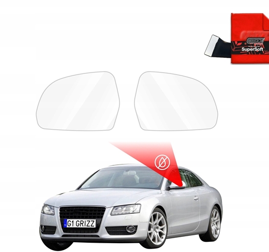Picture of GrizzGlass Folia przeciwdeszczowa na lusterka GrizzGlass ZeroDrop do Audi A5 8T Coupe 3D (2007-2011)