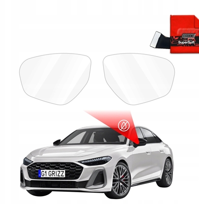Attēls no GrizzGlass Folia przeciwdeszczowa na lusterka GrizzGlass ZeroDrop do Audi A5 B10 (2024-2025)