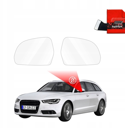 Attēls no GrizzGlass Folia przeciwdeszczowa na lusterka GrizzGlass ZeroDrop do Audi A6 C7 Avant (2011-2014)