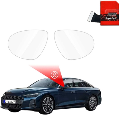 Attēls no GrizzGlass Folia przeciwdeszczowa na lusterka GrizzGlass ZeroDrop do Audi A6 Limousine (2025-2026)