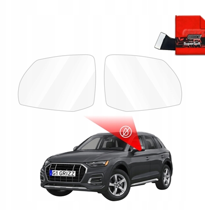 Attēls no GrizzGlass Folia przeciwdeszczowa na lusterka GrizzGlass ZeroDrop do Audi Q5 FY (2020-2024)